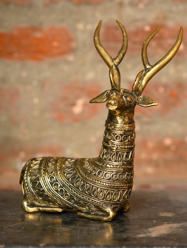 Dhokra Craft Curio - Reindeer